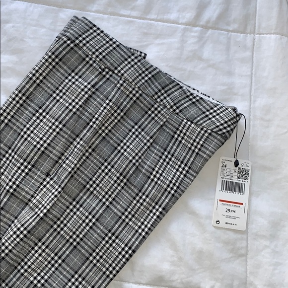NWT Mango Plaid trousers size USA 2 EUR 34 - Picture 4 of 5